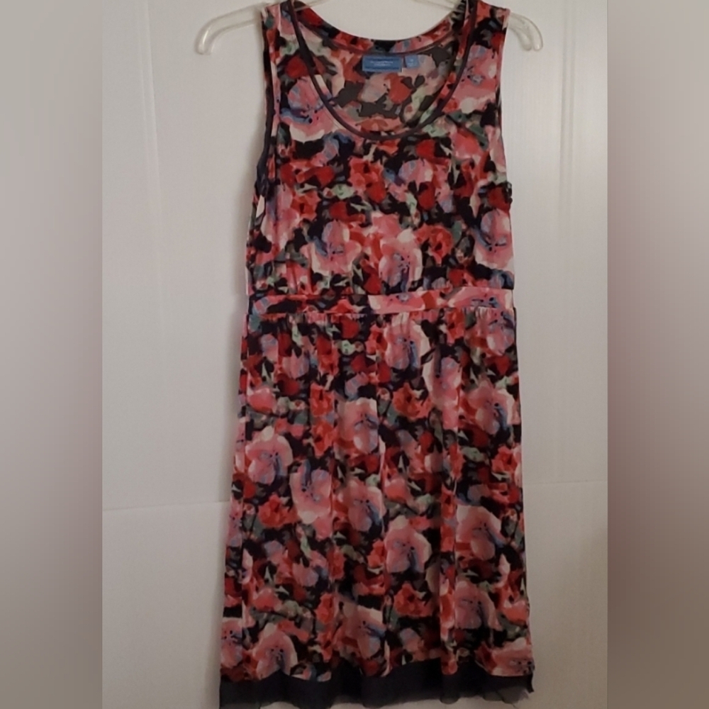 Simply Vera Vera Wang Floral Sleeveless Dress Size M